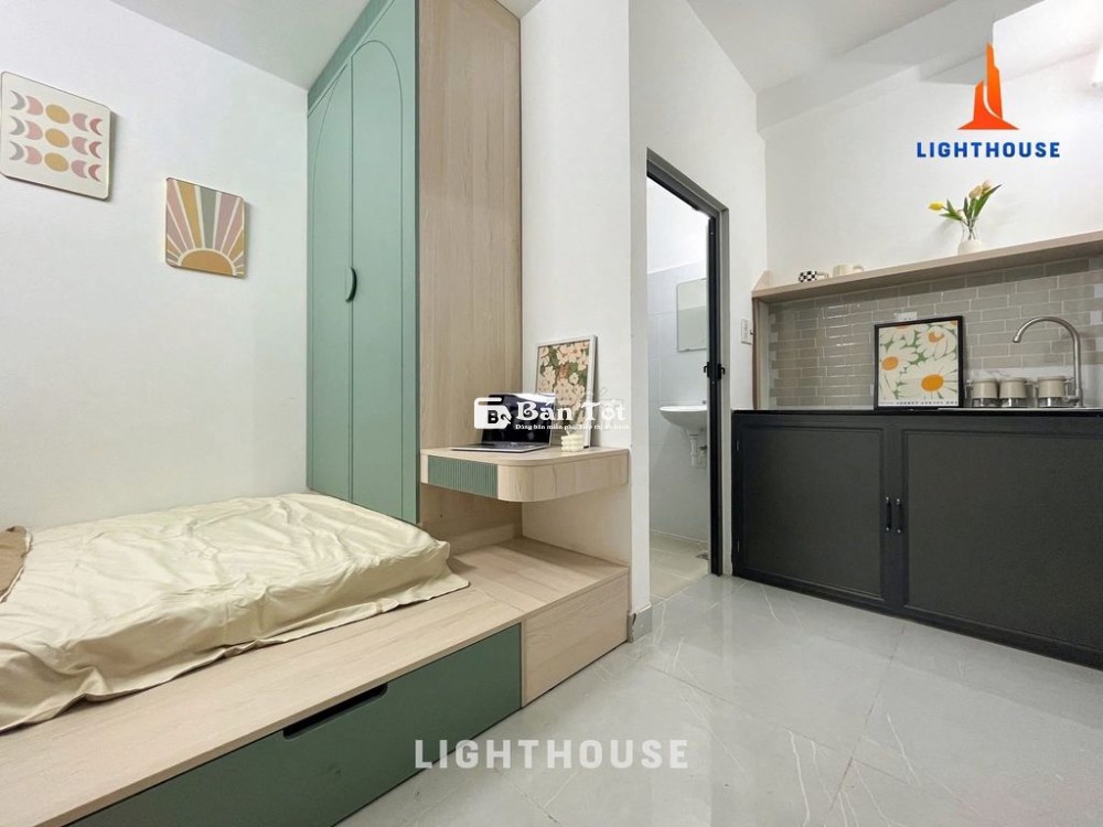 STUDIO FULL NỘI THẤT, THANG MÁY NGAY DƯƠNG QUẢNG HÀM - GẦN VLU, IUH
