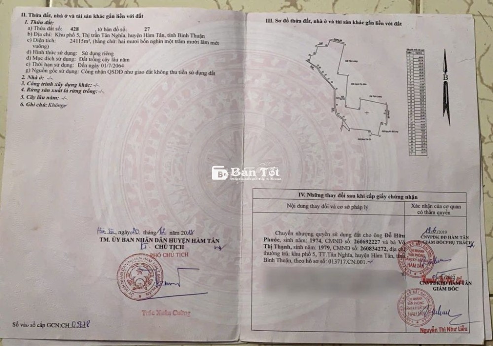 🔥 CẮT 1,2 TỶ – 2,4HA TÂN NGHĨA, HÀM TÂN CHỈ CÒN 3,6 TỶ
