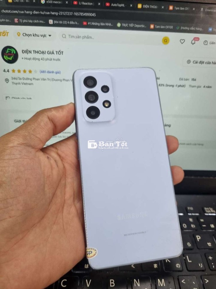 SAMSUNG A53 5G 8GB.128GB PIN 5000 ZIN FULL CN
