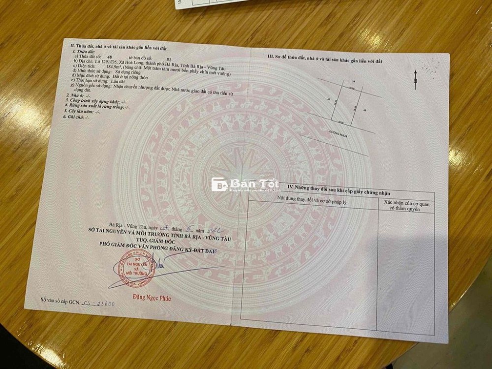 tôi chính chủ bán đất biệt thự Lan Anh 2