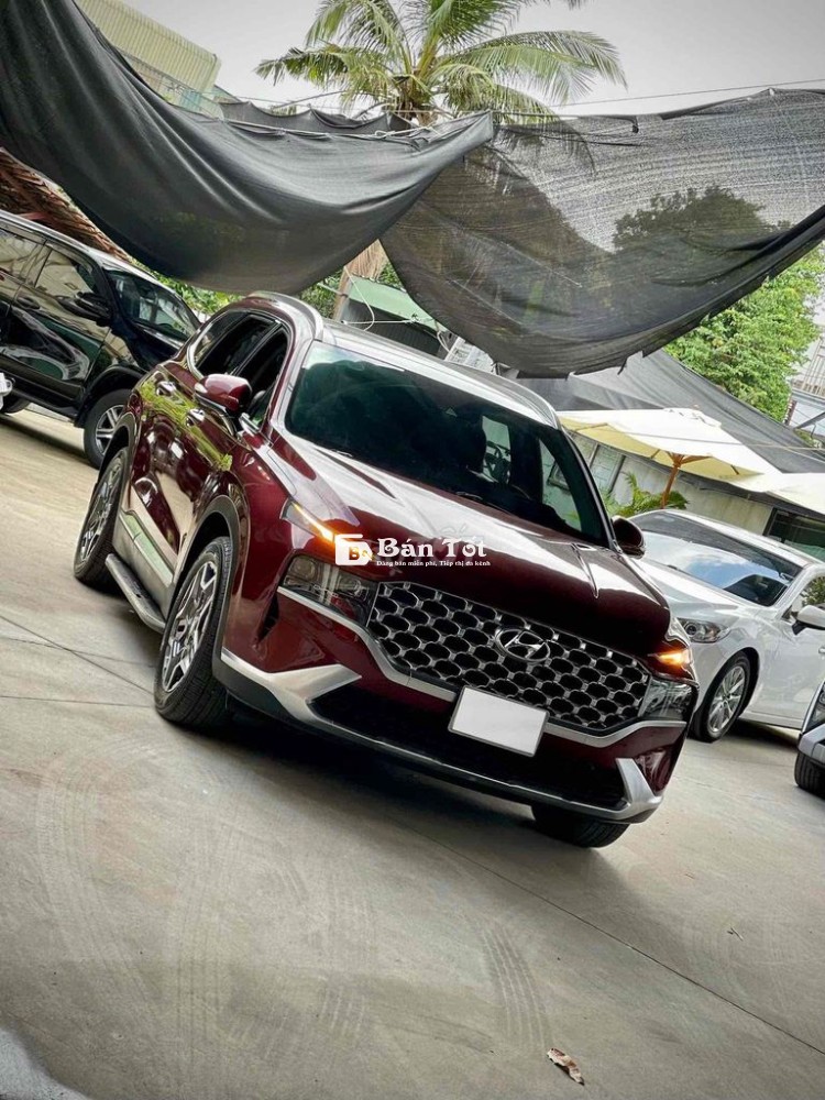 Hyundai Santa Fe 2021 Đỏ 7 chỗ Tự động