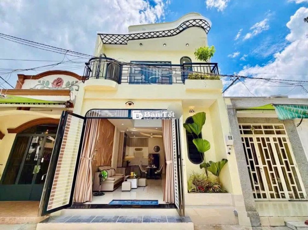 HẺM 6m Thông Gò Dầu_Công Viên, 6x16m ĐÚC 3 TẤM_4PN_3WC
