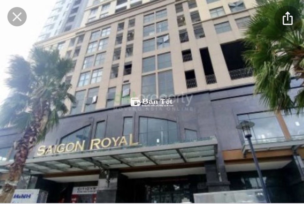 Cho Thuê OT 1PN Saigon Royal nhà trống Giá 10tr