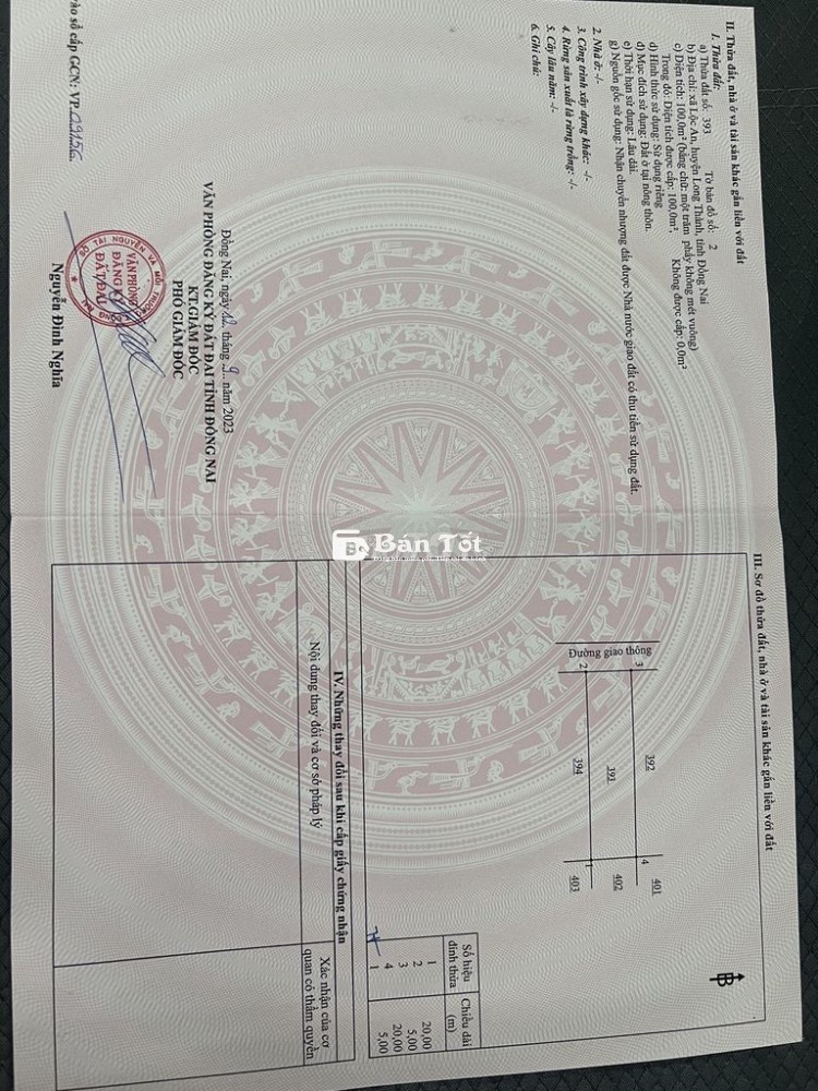 Bán đất nền 100m2 dự án STC Long Thành, kề sát sân bay Long Thành
