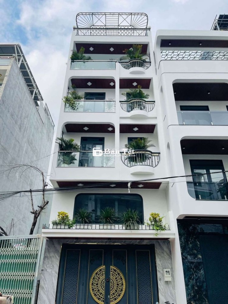 Nhà phố Thang máy 5,5x16m đường 12m khu Biệt thự Trần Thị Năm