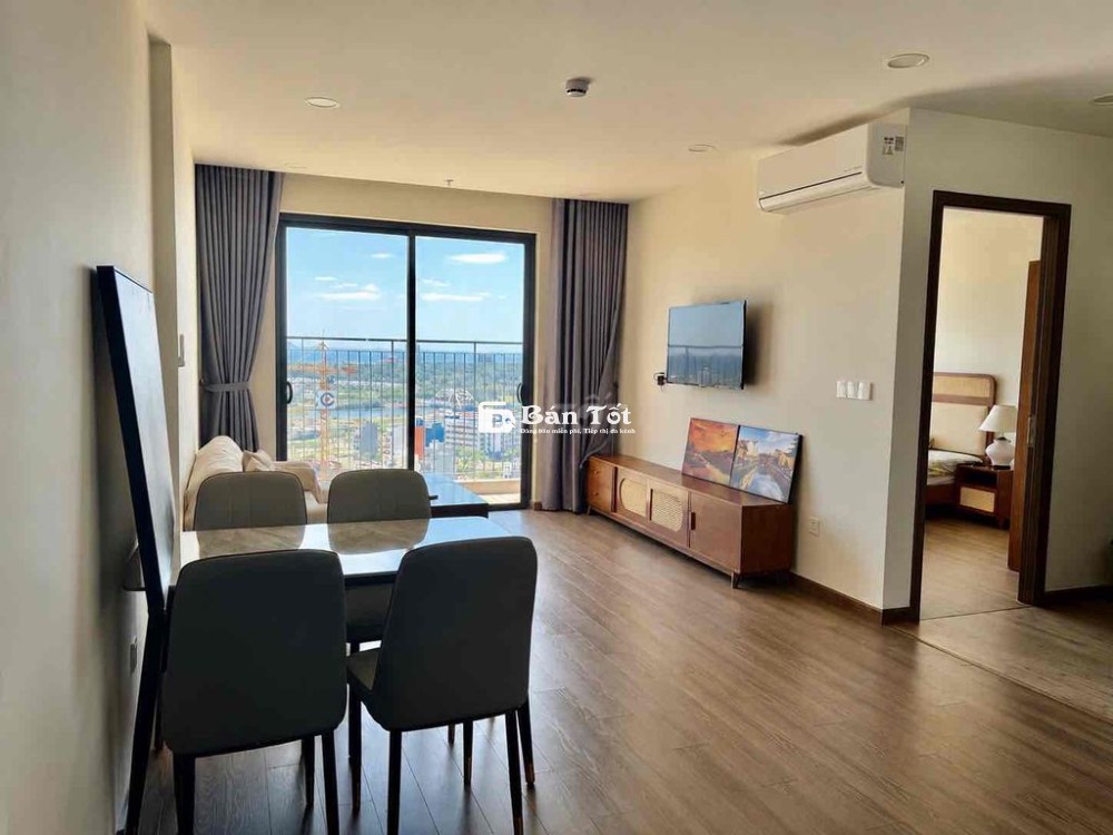 Cho thuê căn hộ 2PN FPT Plaza 3, đầy đủ nội thất. Ở được ngay