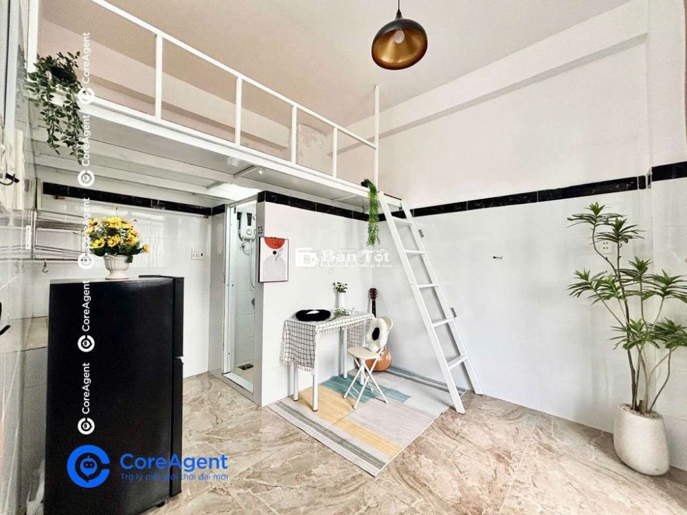 DUPLEX THANG MÁY, FULL NT NGAY ĐH VĂN HIẾN, BAN CÔNG ĐẸP NHƯ HÌNH