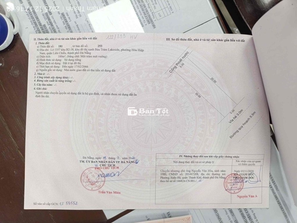 Bán Lô Đất Đường Trung Lập 5 - Hướng Đông Nam