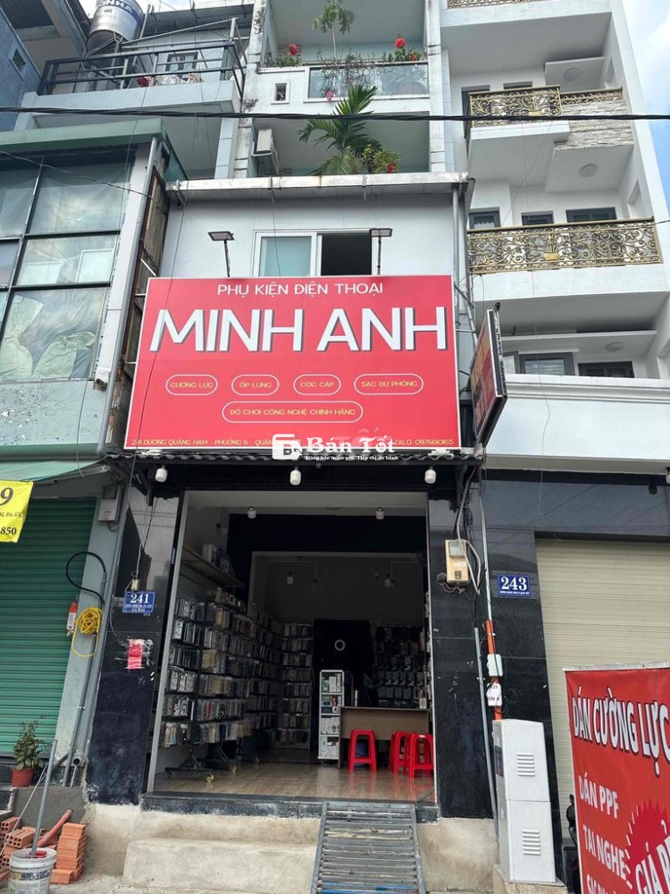 nhà mặt tiền dương quảng hàm - hướng đông